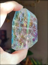 Load image into Gallery viewer, Aura Crackle Quartz Free Form
